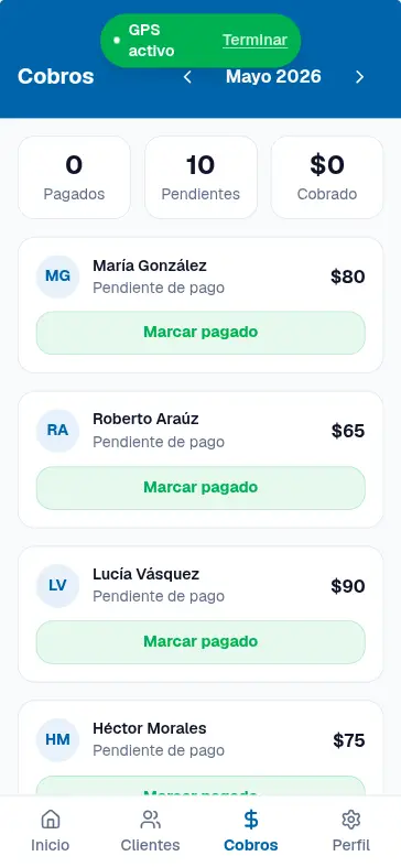 Perfil del conductor